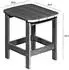 NeuTrends MARCY Adirondack Beistelltisch, Holzoptik, orange (Marcy-T)