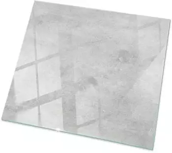 Tulup Glasplatte quadratisch Betonstruktur mit Kratzern 50x50cm