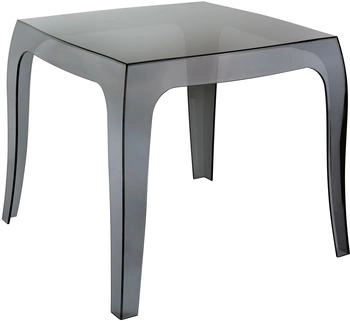 CLP Queen Beistelltisch Polypropylen quadratisch schwarz 51x51x43cm (10198701)