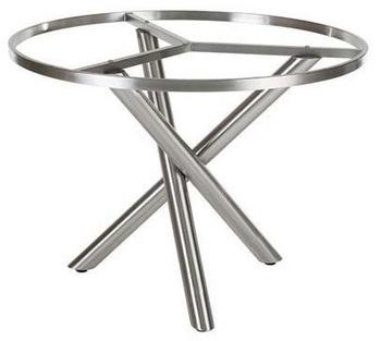 Diamond Garden Tisch San Marino rund, Edelstahl/Granit dunkel, Ø 120 cm