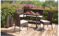 MERXX Gartentisch "Rattan" 50x90 cm