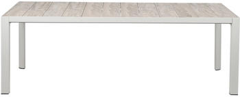 Siena Garden Silva Dining Tisch 220x100cm weiß-grau/washed grey (C31062)
