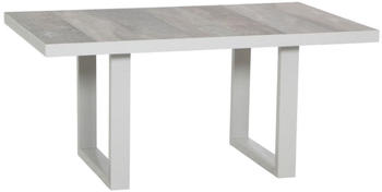 Siena Garden Corido Lounge Tisch 140x85cm weiß/grau