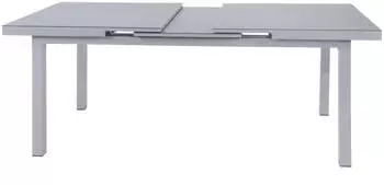 Outflexx Ausziehtisch 180/240x100cm silber (18336)