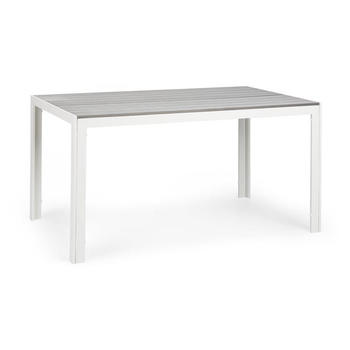 Blumfeldt BIlbao Garden table 150x90 cm white/grey