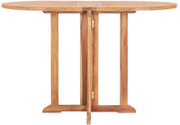 vidaXL Gartentisch Butterfly Klappbar 120x70x75 cm Teak Massivholz