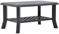 vidaXL Couchtisch Anthrazit 90x60x46 cm Kunststoff
