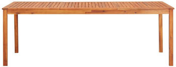 vidaXL Garden Table in Acacia Wood 215 x 90 cm