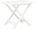 vidaXL Garden Table Foldable in White Plastic