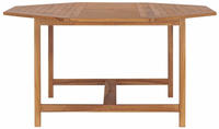vidaXL Gartentisch 150x150x75 cm Teakholz Massiv