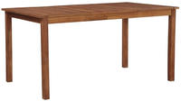 vidaXL Gartentisch 150x90x74 cm Massivholz Akazie