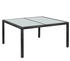 vidaXL Garden Table 150 x 90 x 75 cm Black (42563)