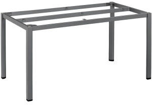 Kettler Cubic Tischgestell 140x70cm Aluminium dunkelgrau