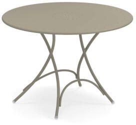 Emu Group Spa Emu Pigalle Gartentisch klappbar Ø105cm graugrün