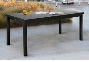 Outflexx Ausziehtisch 180/240x100cm anthrazit/grau