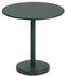 Muuto Linear Steel Café Table 70cm dark green (31056)