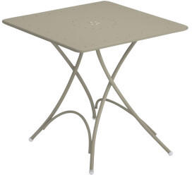 Emu Group Spa Emu Pigalle Gartentisch klappbar 76x76cm graugrün