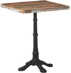 vidaXL Bistrotisch 60x60x76cm Altholz Massiv