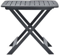 vidaXL Gartentisch Klappbar Anthrazit 79x72x70 cm Kunststoff
