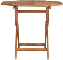 vidaXL Klappbarer Gartentisch 85x85x76cm Teak Massivholz