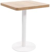 vidaXL Bistrotisch Hellbraun 60x60 cm MDF