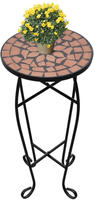 vidaXL Beistelltisch Mosaik Terracotta