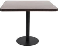 vidaXL Bistrotisch Dunkelbraun 80x80 cm MDF