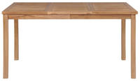vidaXL Gartentisch 150x90x77 cm Massivholz Teak