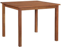 vidaXL Gartentisch 85x85x74 cm Massivholz Akazie