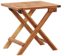 vidaXL Garten-Couchtisch Klappbar 40x40x40 cm Massivholz Akazie