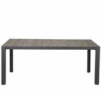 Siena Garden Gartentisch ""Silva" 160x90cm Aluminiumgestell mit Keramikleisten"