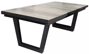 L.C. Wholesaler GmbH Komido Ausziehtisch 200/260x100cm Aluminium/Keramik