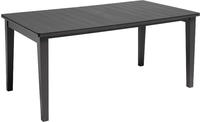 Curver 206978, Curver Futura Gartentisch aus Kunststoff, graphit