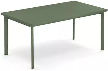 Emu Star Tisch L gr&uuml;n Metall 160x75x90cm milit&auml;rgr&uuml;n (303071700)