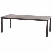 Siena Garden Gartentisch "SILVA Tisch 220x100cm matt anthrazit/wood-grey"