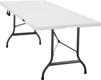 Casaria Gartentisch 220x70cm | Klappbar, Wetterfest, 10 Personen, Kunststoff,