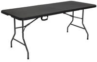 Buffettisch Zusammenklappbar 182 X 74 X 74 Cm In Rattan Optik Wetterfest...