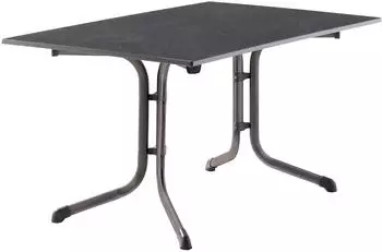 Sieger Gartenmöbel Sieger Boulevardtisch 140x90cm grau (H49791)