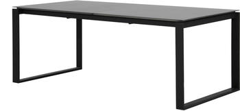 Outflexx Alexander Ausziehtisch Alu 206/266x100x74cm mattgrau