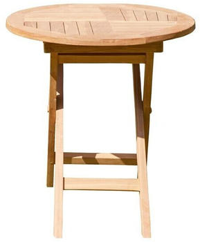 LC Home Riva Beistelltisch Ø50cm Teak braun