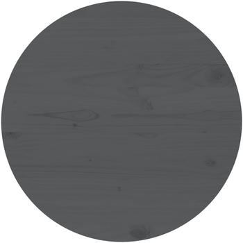 vidaXL Tischplatte 70x70 cm Massivholz Kiefer grau (813669)