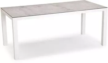 Best Freizeitmöbel Best Houston 160x90cm weiß/silber (43531600)