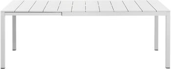 Nardi Rio Ausziehtisch 140(210)x85x75cm weiß Aluminium