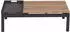 Siena Garden Alvida Gartentisch 102 x 70 x 27,5 cm Teakholz natur/anthrazit