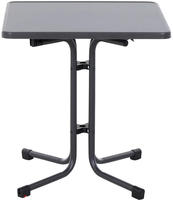 Siena Garden Gartentisch "Paco" 1 Stk. tlg. BxTxH: 70x70x71 cm, Stahl / Melamin,