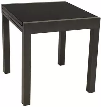 DEGAMO Balkontisch ELBA 70/140x70cm Aluminium/Glas