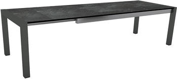 Stern Ausziehtisch 214/254/294x100cm Aluminium/Silverstar dunkelgrau
