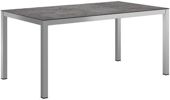 OUTLIV. Gartentisch 160x90cm Edelstahl/Dark Grey