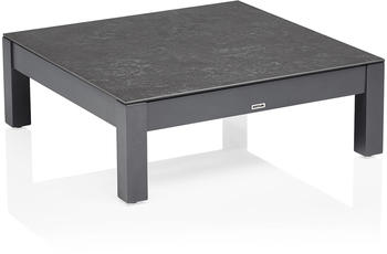 Kettler Comfort Loungetisch Aluminium/Keramik-Glas dunkelgrau