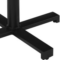 vidaXL Bistrotisch Rund &Oslash;70x75 cm Akazie Massivholz
